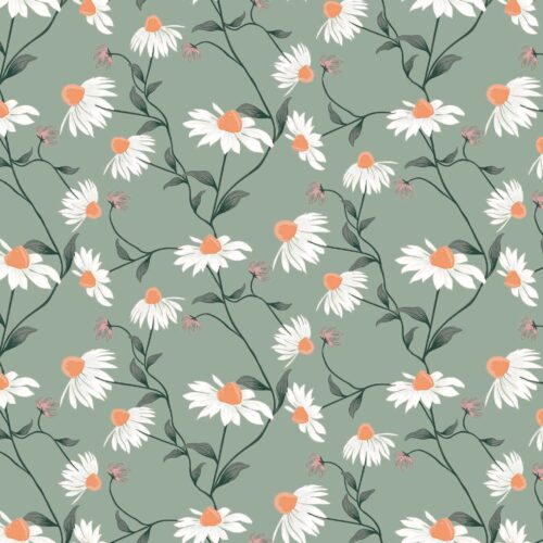 Voksdug - Margurit - 140cm