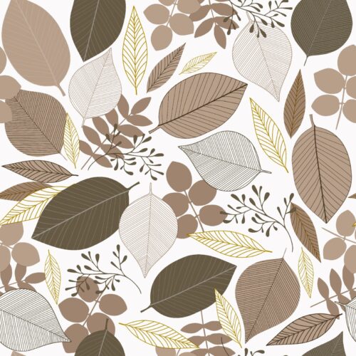 VOKSDUG - BRUNE BLADE - 140 CM BRED