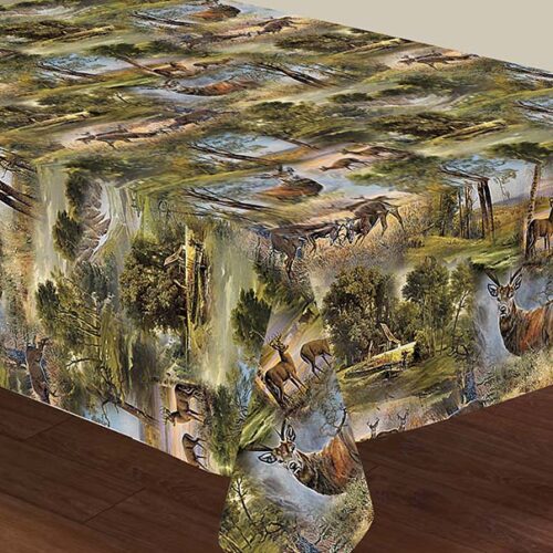 Voksdug - Dyr i Skov - 140cm bred