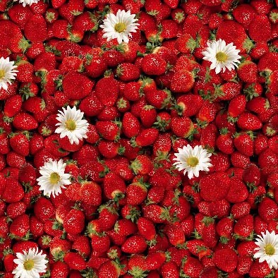 VOKSDUG - STRAWBERRY - 140 CM BRED