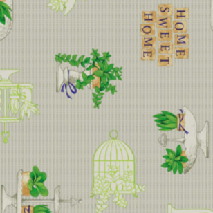 Voksdug - Home Sweet Home -120 CM BRED