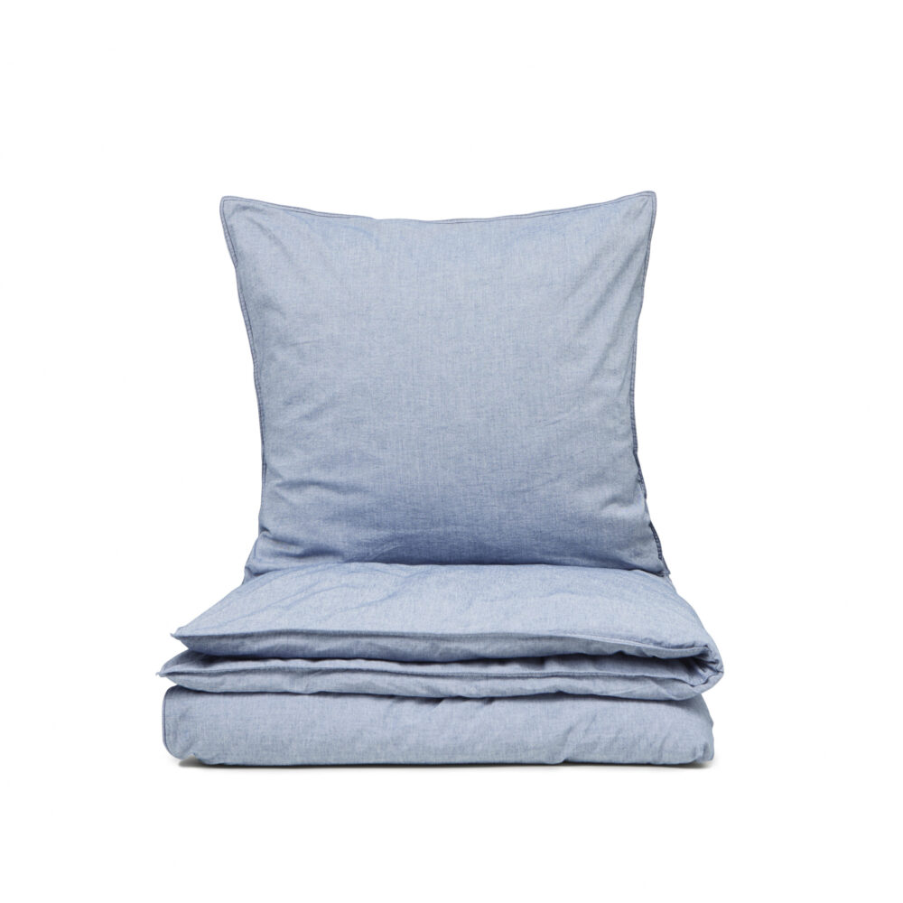 Mille Recycle cotton – Chambrey vævning – Denim Blue