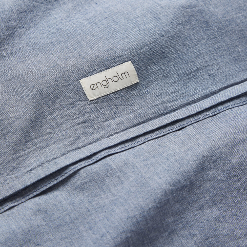 Mille Recycle cotton – Chambrey vævning – Denim Blue - Image 2