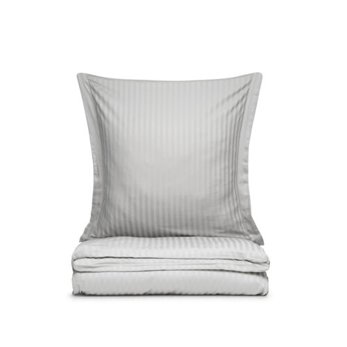 SENGESÆT CLOE – GREY – 100% BOMULDSSATIN