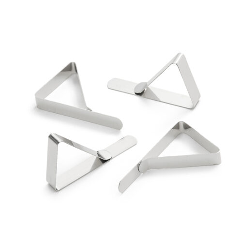 DUGKLEMMER - 4 Stk - Sølv