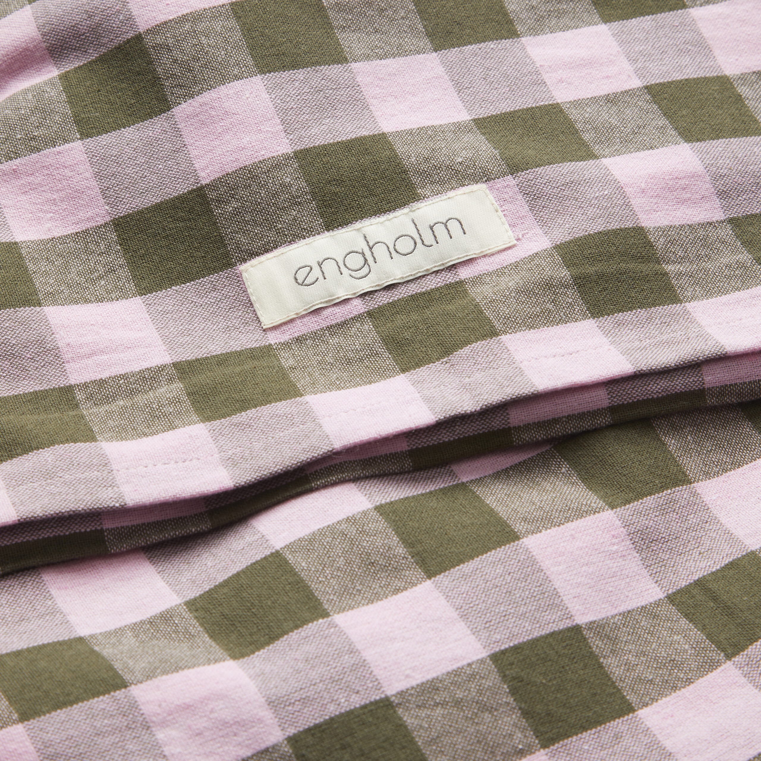 Birk Recycle – Check pattern – Baby Pink - Image 2