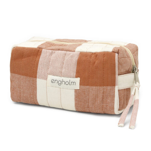 Bellis Make-up Bag - Royal Rust Check