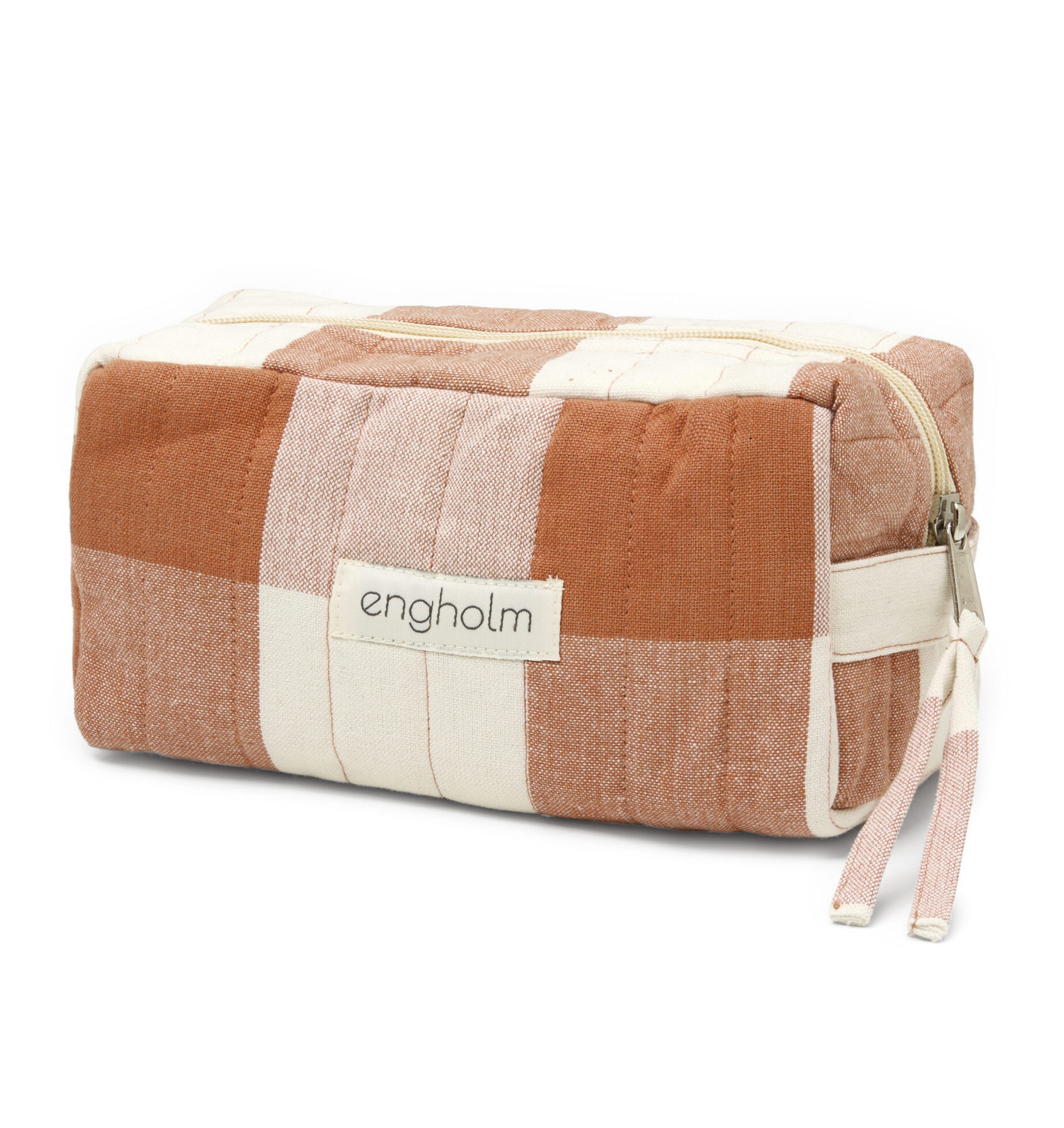 Bellis Make-up Bag - Royal Rust Check