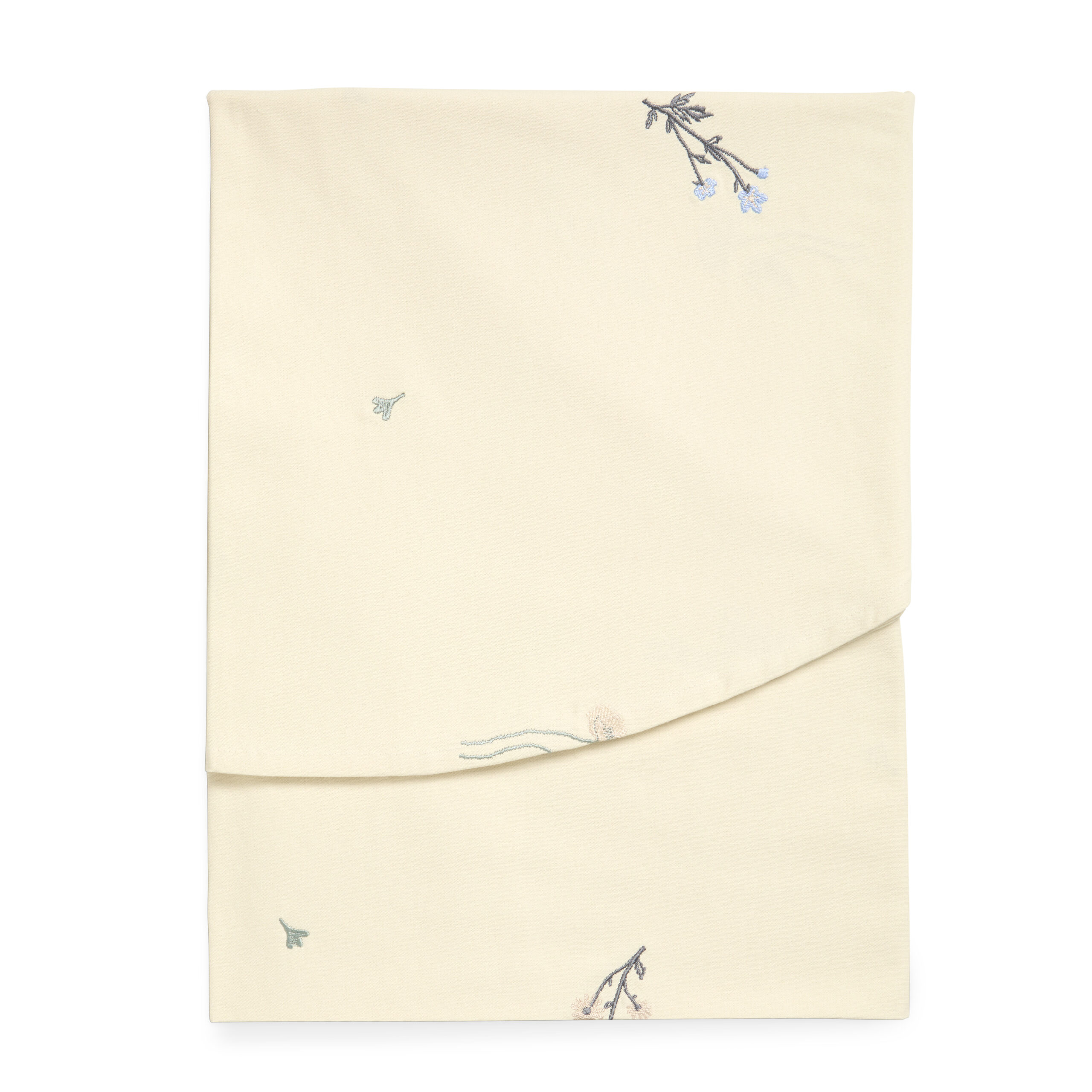 LAILA DUG BRODERET 140x220 CM 100% BOMULD - Sunny Beige - Image 2